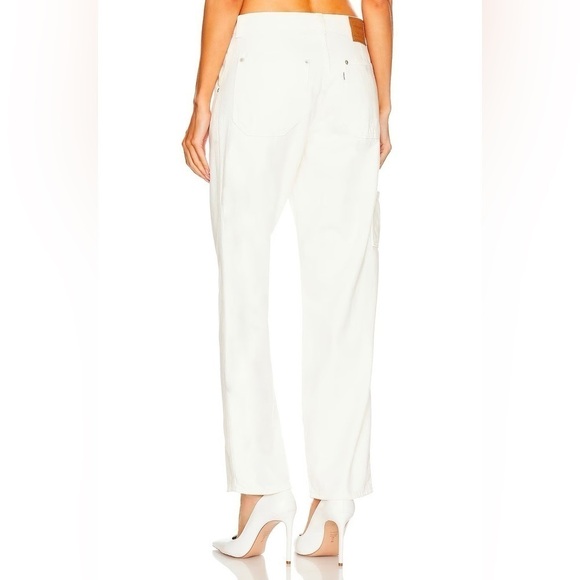 Levi's White Dad Utility Jeans, Size 32 - Picture 4 of 13